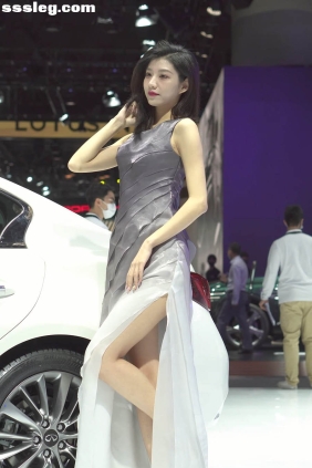 THEBEAUTY 2021广州车展 INFINITI车模01 [1V388M]