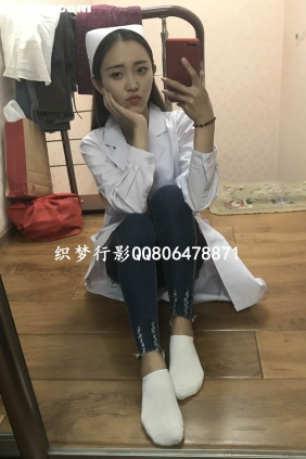 织梦行影 护士服棉袜[76P148M]
