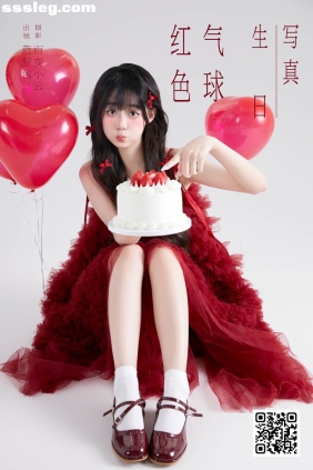 [YITUYU艺图语]2025.01.05 红色气球生日写真 菠萝包[25P210M]