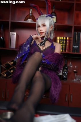 Neko薇薇 FGO 黑枪呆兔女郎[18P130M]