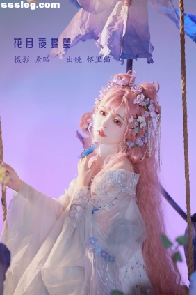 [YITUYU艺图语]2023.01.07 花月夜蝶梦 怀里猫ovo[21P201M]