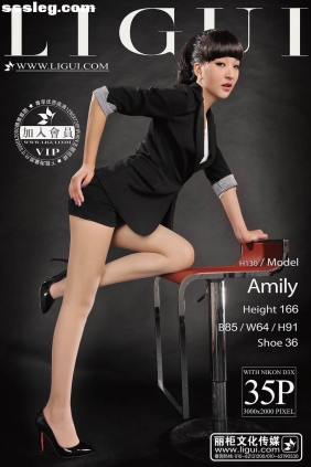 [Ligui丽柜]2013.09.23 网络丽人 Model Amily