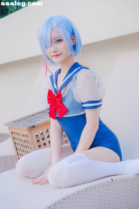 幼愛youmeko 蕾姆泳装[18P49M]
