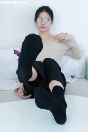 物恋传媒 No.2290 茯苓 黑棉袜[230P+1V6.18G]